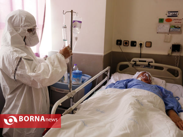 نبرد با کرونا بیمارستان نمازی شیراز