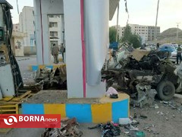انفجار جایگاه گاز در مسجدسلیمان