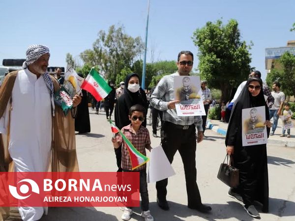 راهپیمایی روز جهانی قدس در خرمشهر