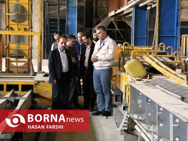 بازدید فرماندار همدان از شرکت بریس بتن