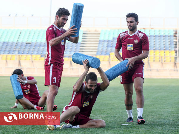 تمرین تیم فوتبال پرسپولیس تهران