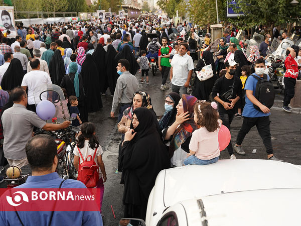 مهمانی ۱۰ کیلومتری به مناسبت عید غدیر