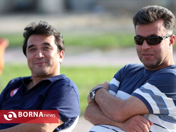 در حاشیه تمرینات آماده سازی تیم فوتبال سپیدرود در تهران