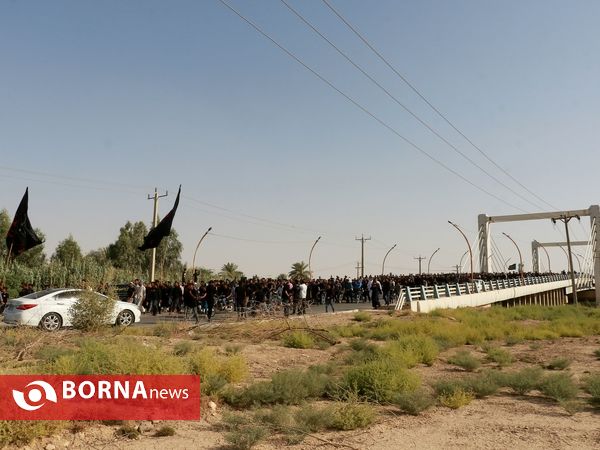 تشییع کارگران متروپل در آرامستان جُرف