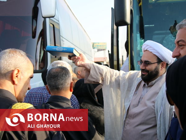 اعزام زوار اربعین از مرز تمرچین آذربایجان غربی