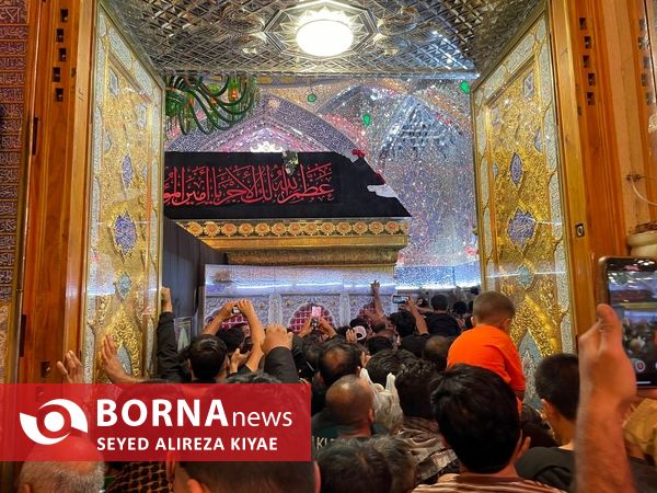 حرم حضرت علی(ع) در شب اربعین حسینی