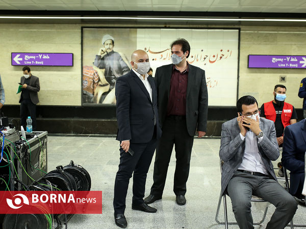 افتتاح ایستگاه های شهرک آزمایش و مدافعان سلامت