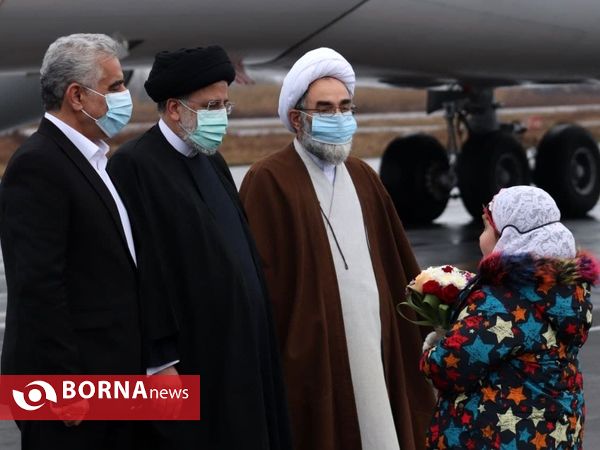 ورود رییس جمهور به رشت