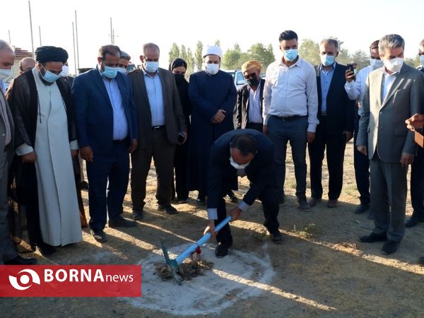 کلنگ زنی سالن ورزشی بالو