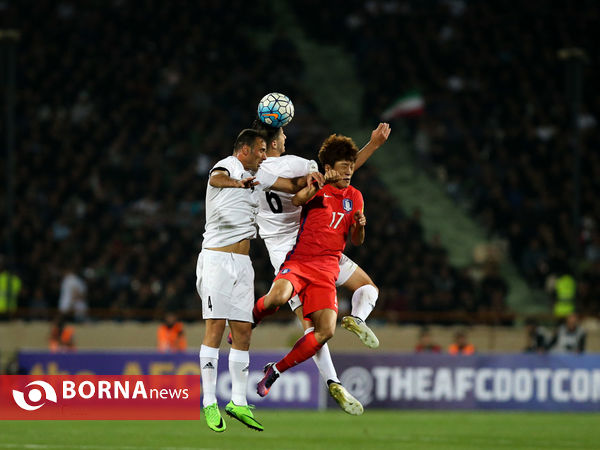 در حاشیه دیدار تیمهای  فوتبال ایران - کره جنوبی