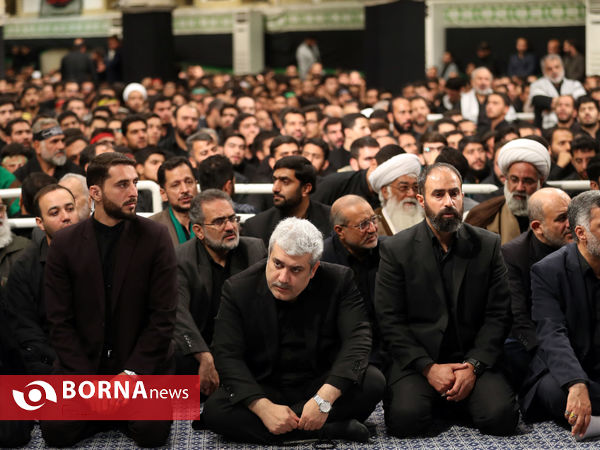 مراسم عزاداری شام غریبان امام حسین(ع) با حضور مقام معظم رهبری