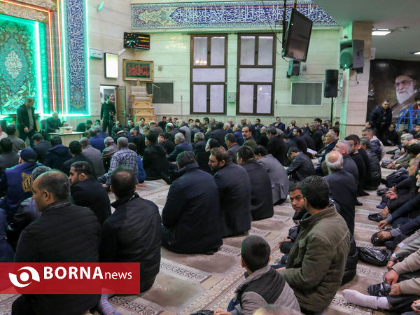 مراسم ختم پدر علیرضا دبیر