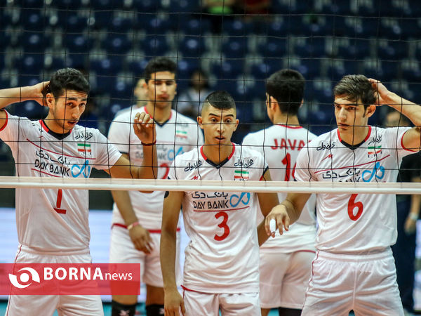 دیدار تیم های ملی والیبال جوانان ایران -ژاپن
