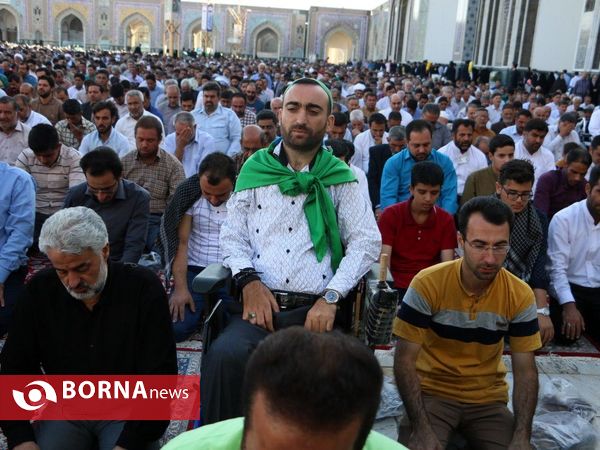 نماز عید قربان در حرم مطهر رضوی