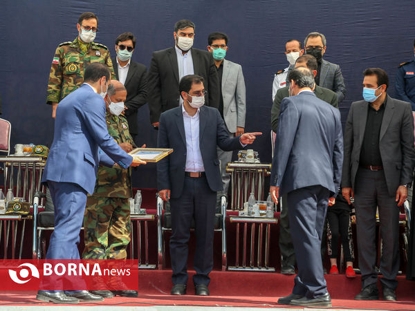 مانور بزرگ امداد و نجات نیروهای آتش نشان
