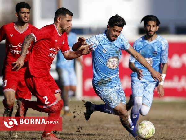 دیدار تیم های فوتبال سپیدرود رشت _شهدای بابلسر