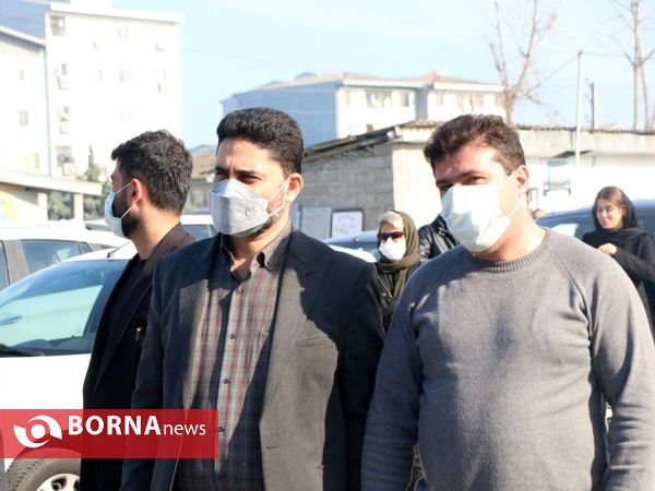 مراسم تشییع پیکر، علیرضا حسنی مقدم، مربی تیم نونهالان ملوان بندرانزلی