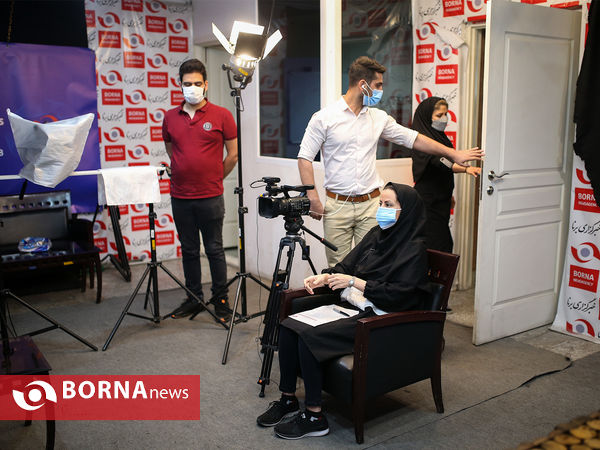 حضور رامین مهمان‌پرست در خبرگزاری برنا