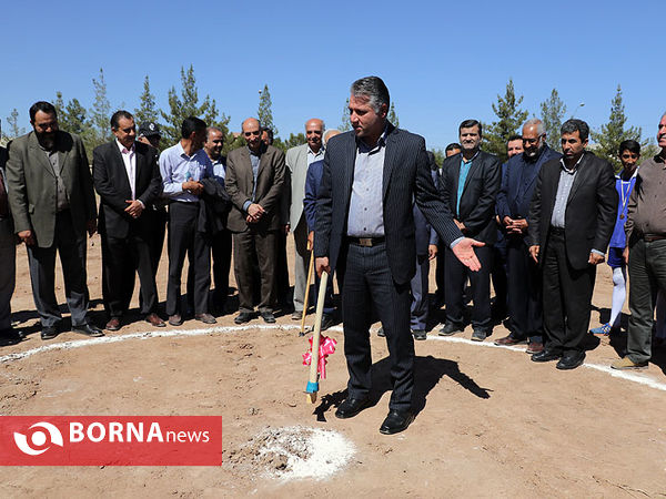 آیین کلنگ‌زنی خانه هاکی در کرمان