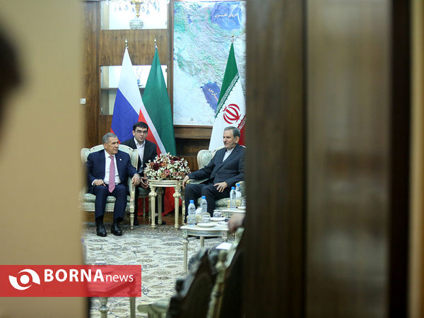 دیدار رییس جمهور ایالت تاتارستان روسیه با معاون اول رییس جمهور