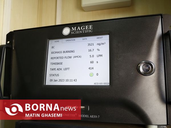 بازدید خبرنگاران از سیستم سنجش آلودگی هوا