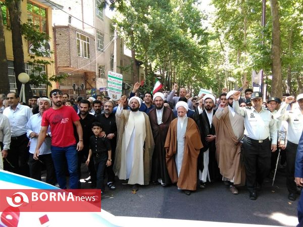 راهپیمایی روز قدس  ورزشکاران استان تهران