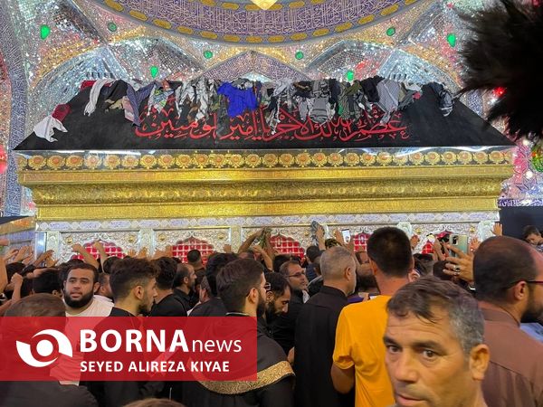 حرم حضرت علی(ع) در شب اربعین حسینی