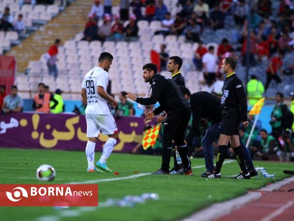 دیدار تیم های فوتبال پرسپولیس- سپیدرود رشت