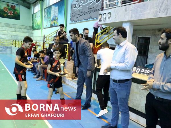 مسابقات والیبال بسیج رده نونهالان در ساری