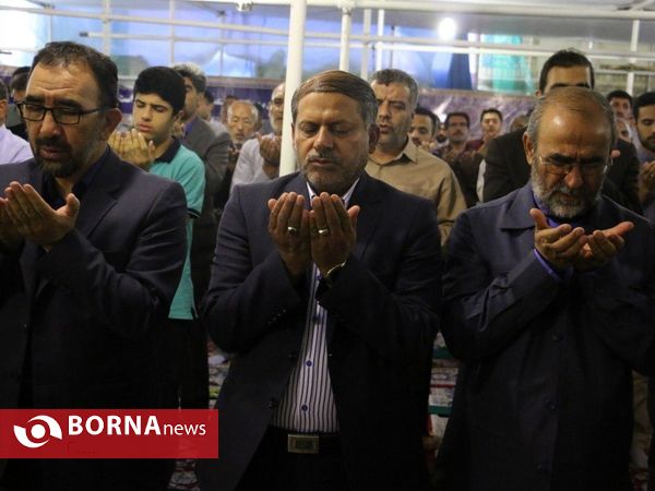 نماز عید قربان در حرم مطهر رضوی