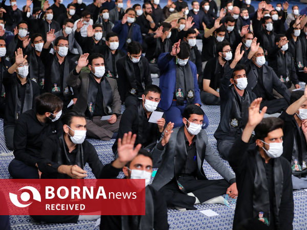 عزاداری اربعین حسینی با حضور مقام معظم رهبری