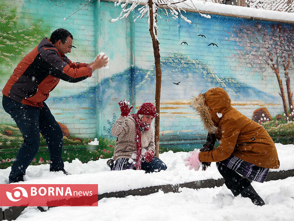 بارش برف در تهران -2