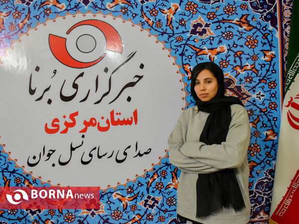 حضور  کادر فنی و بازیکنان تیم بسکتبال بانوان آینده سازان اراک در دفتر خبرگزاری برنا