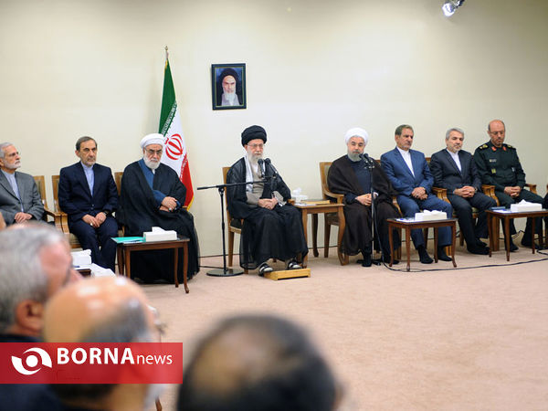 دیدار رئیس جمهور و اعضای هیأت دولت با رهبر انقلاب