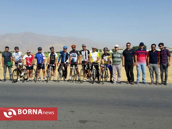 مسابقه دوچرخه سواری پیشکسوتان لرستان دربروجرد