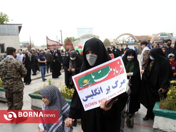 راهپیمایی روز قدس_ بندرانزلی