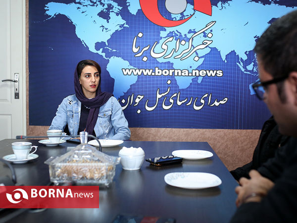 حضور " الناز رکابی " در خبرگزاری برنا
