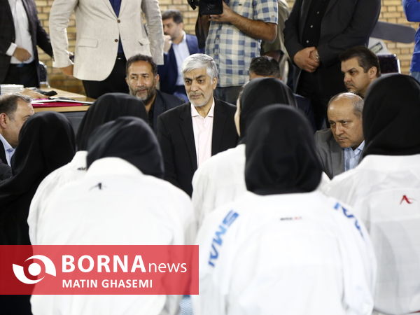 بازدید سرپرست وزارت ورزش و جوانان از اردوی تیم ملی کاراته 