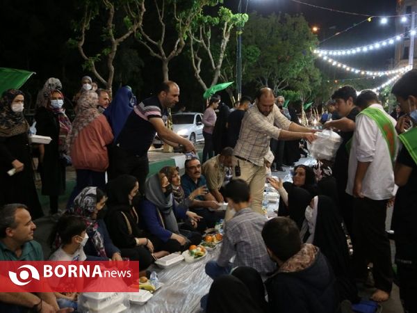 سفره کریم اهل بیت در شهر ری