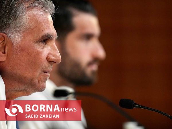 نشست خبری کیروش و انصاری فرد  پیش از دیدار با آمریکا