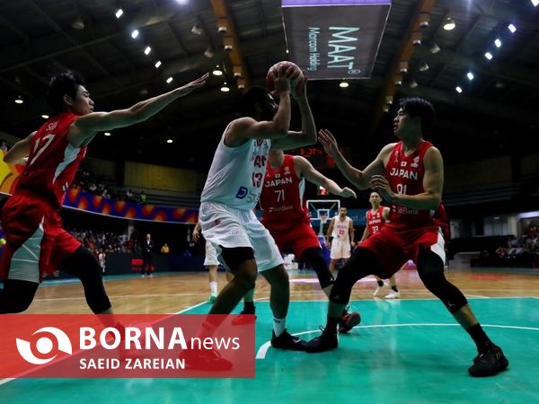 دیدار تیم های بسکتبال ایران - ژاپن