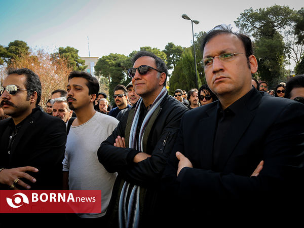 مراسم تشییع پیکر مرحوم افشین یداللهی