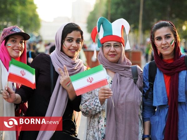 حاشیه های استادیوم آزادی پیش ازبازی ایران و پرتغال
