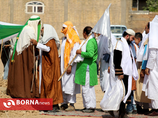 بازسازی واقعه غدیر در شهر زرقان فارس