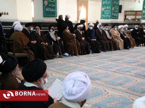 تشییع پیکر آیت الله صافی گلپایگانی در قم