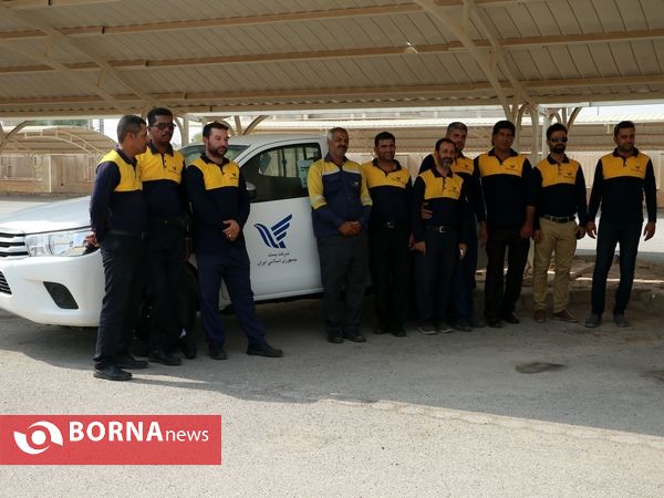 تجهیز یگان خودرویی ادارات پست آبادان و خرمشهر