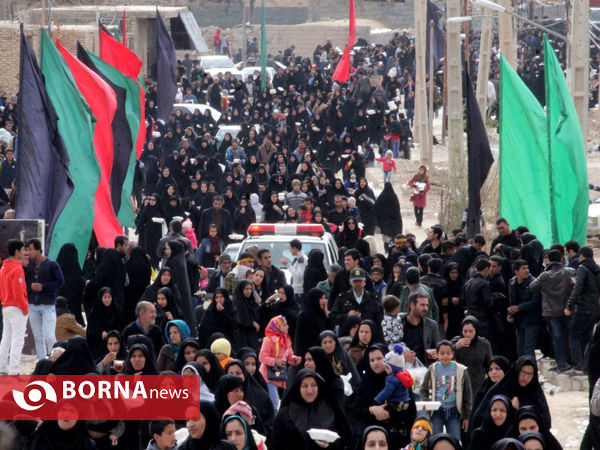 بزرگترین گردهمایی عزاداران رضوی فارس در شهرستان بوانات