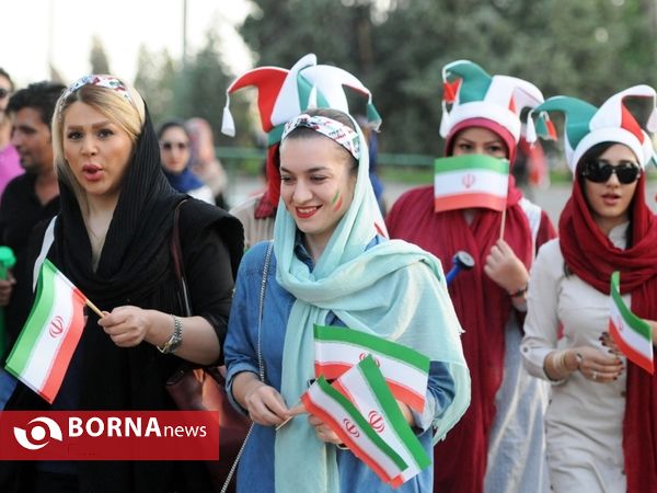 حاشیه های استادیوم آزادی پیش ازبازی ایران و پرتغال