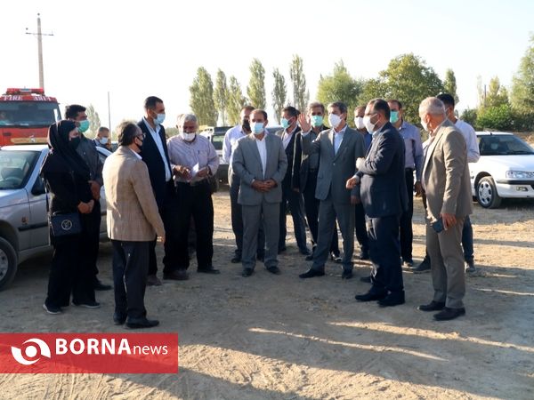 کلنگ زنی سالن ورزشی بالو