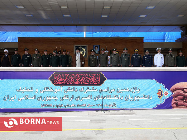 حضور و سخنرانی فرمانده کل قوا در مراسم دانش‌آموختگی دانشجویان دانشگاه‌های افسری ارتش